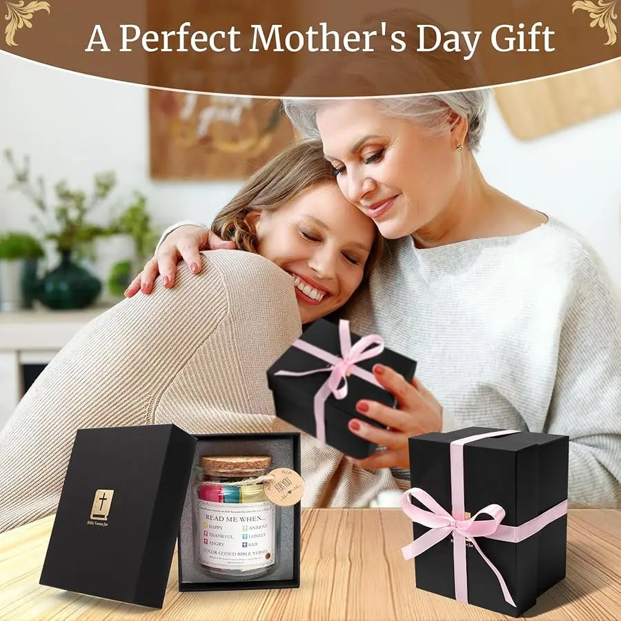 (GIFTING OFFER) Handmade 90 Day Bible Verses Jar (FREE CHRISTIAN GIFT BOX)